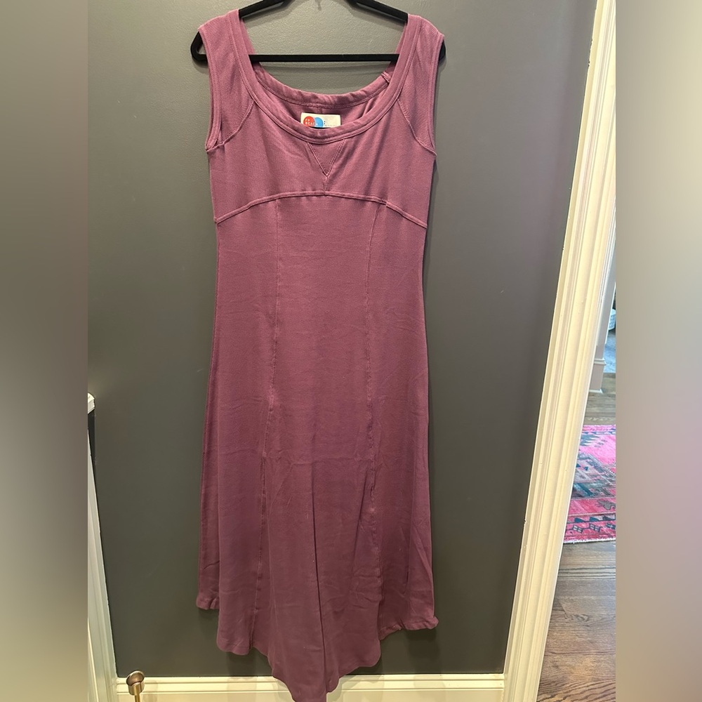 Free People | FP Beach | Purple Ribbed Sleeveless Maxi Dress | Medium | NWOT